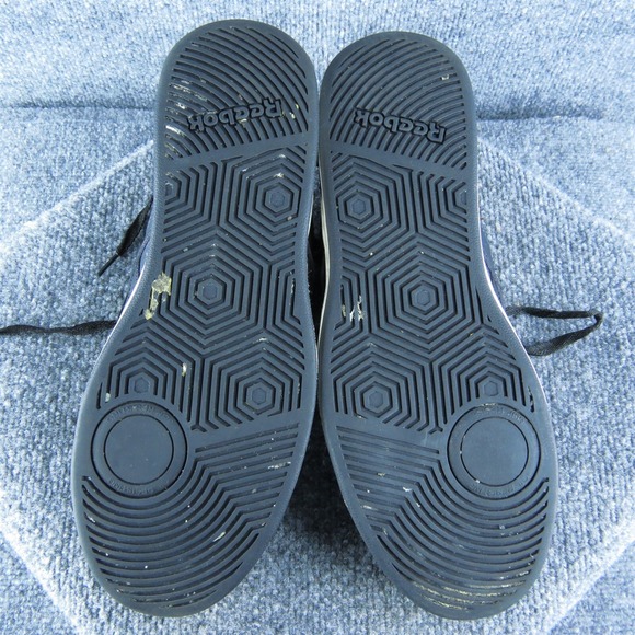 Reebok Steel Toe Men Sneaker Shoes Size 10 Wide Black Leather Lace Up‎